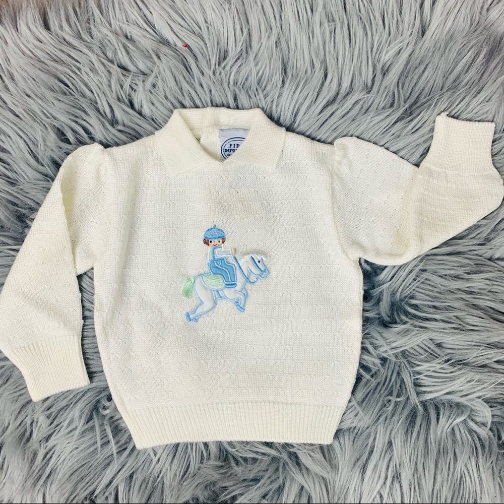 Vintage boy sweater 🐴